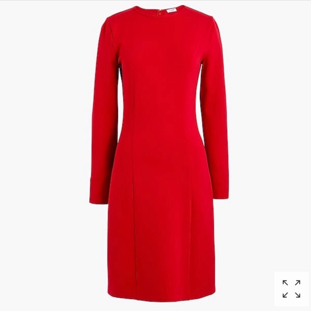 J. Crew. Rose-red dress. Never worn.